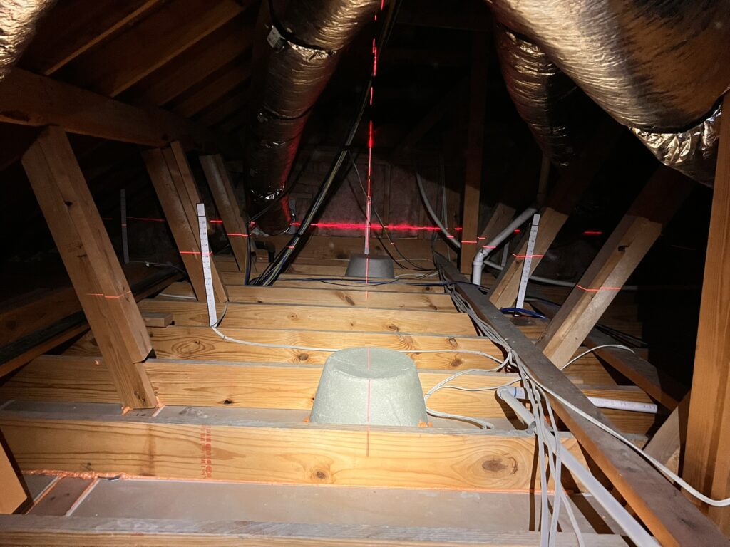 attic insulation quality control measurement